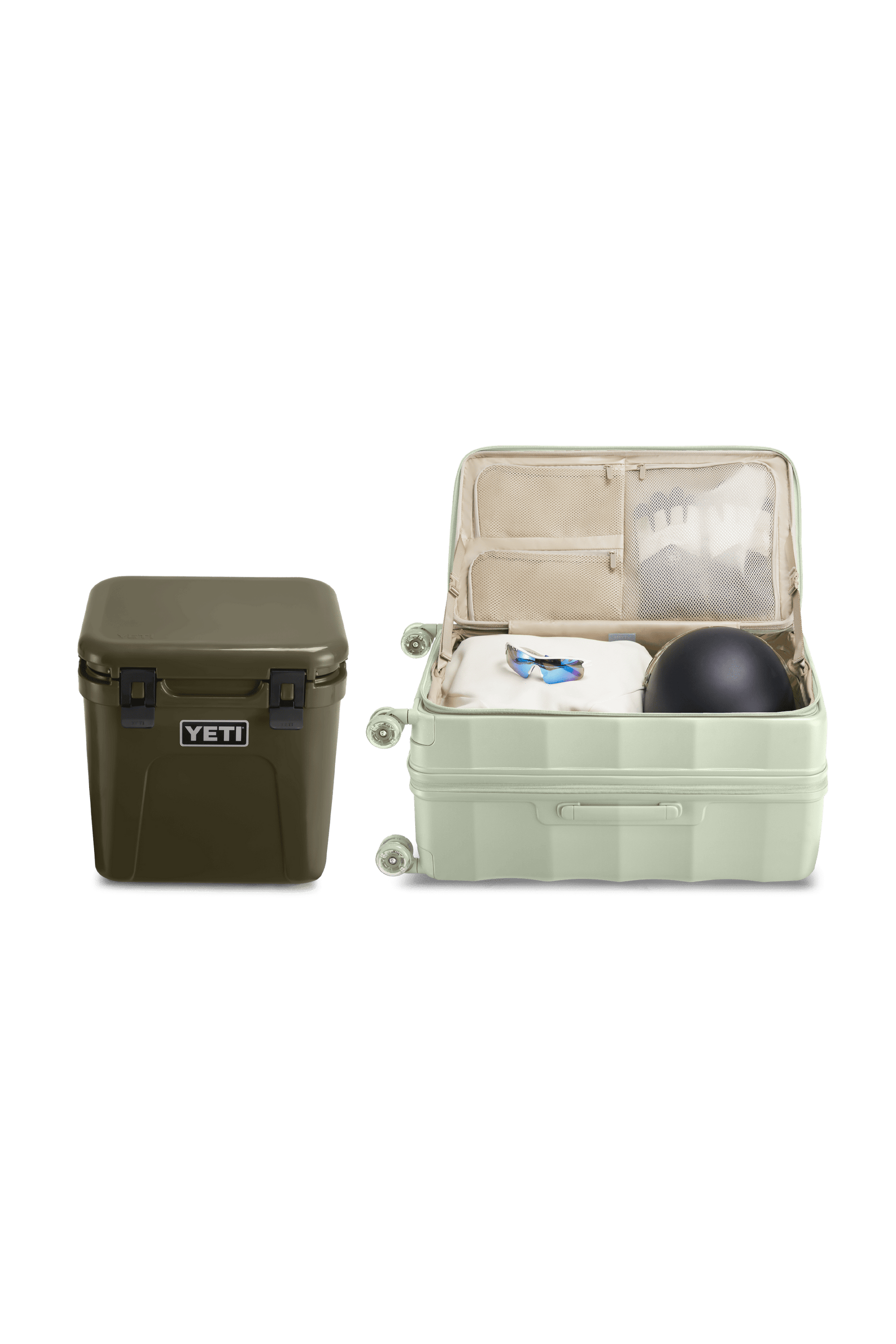 Max Tank Suitcases in Mint Green