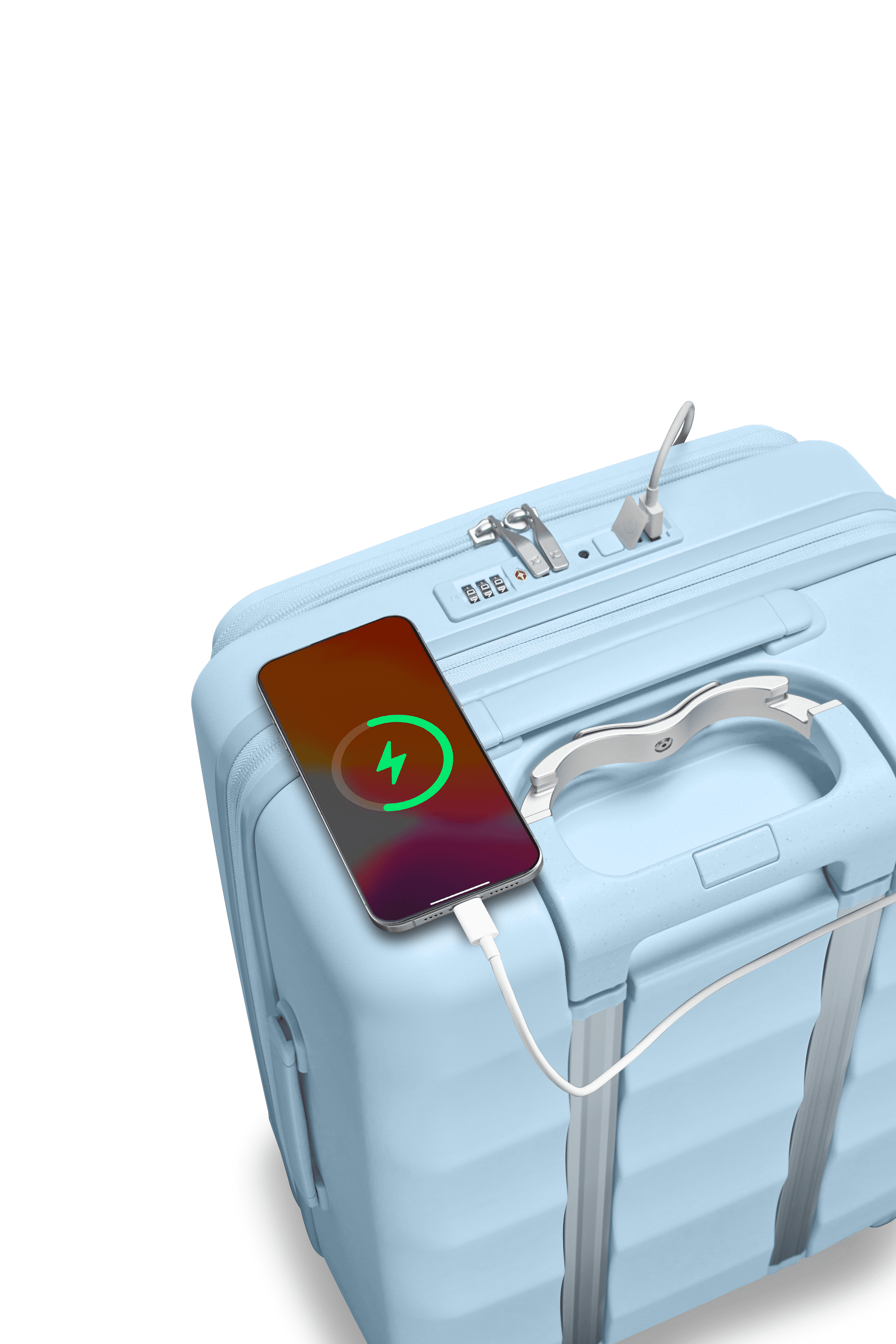 Bigger Tank Carry-On in Delicate Blue