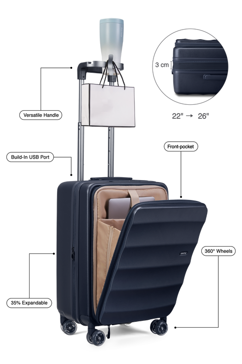 Bigger Tank Carry-On in Navy