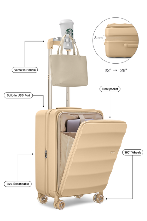 Bigger Tank Carry-On in Sandstorm