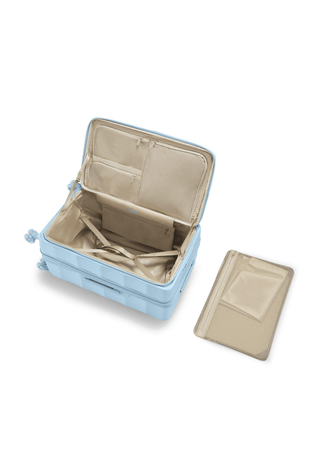 Tank Suitcases in Delicate Blue