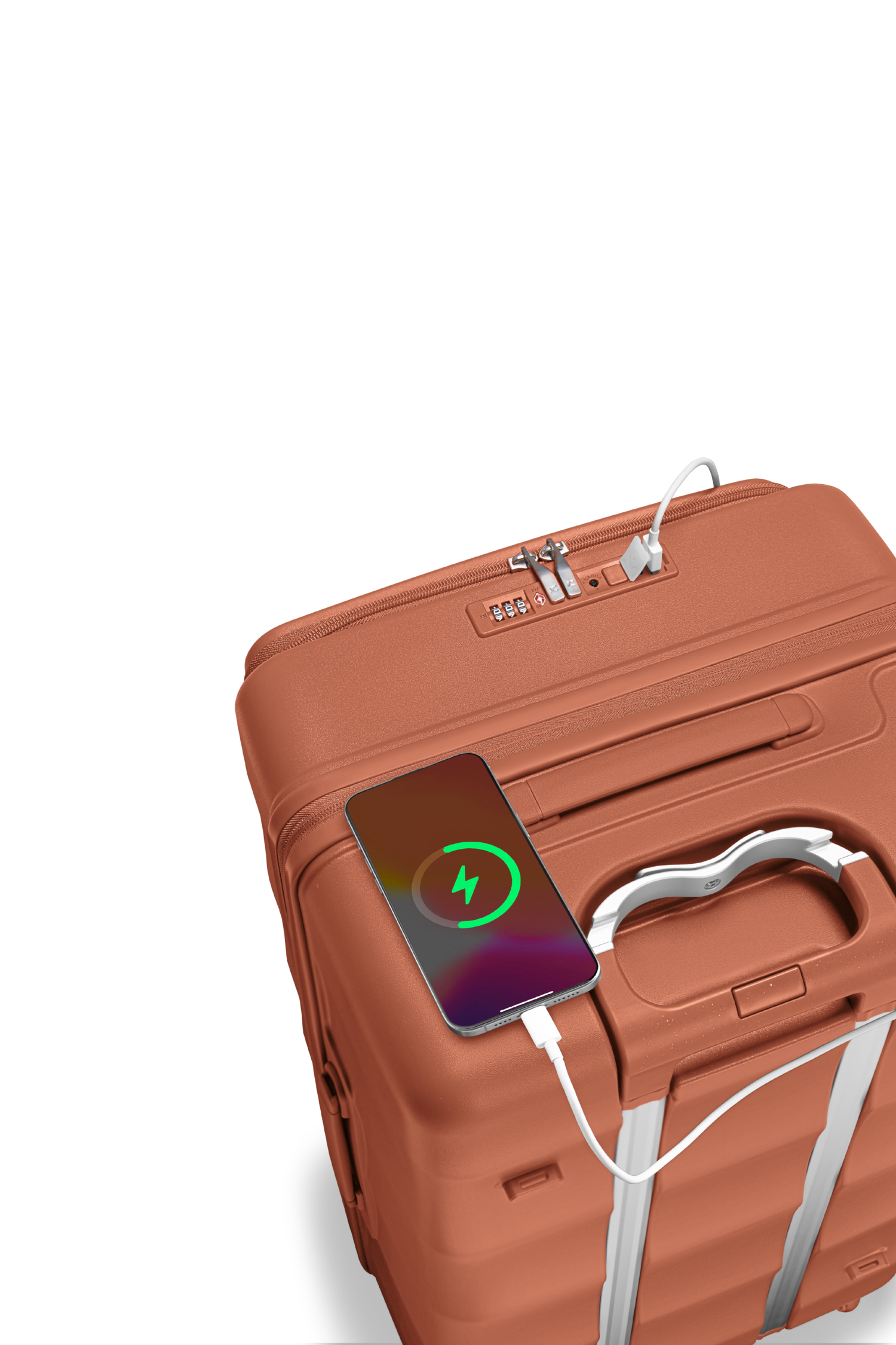 Tank Suitcases in Fiery Red