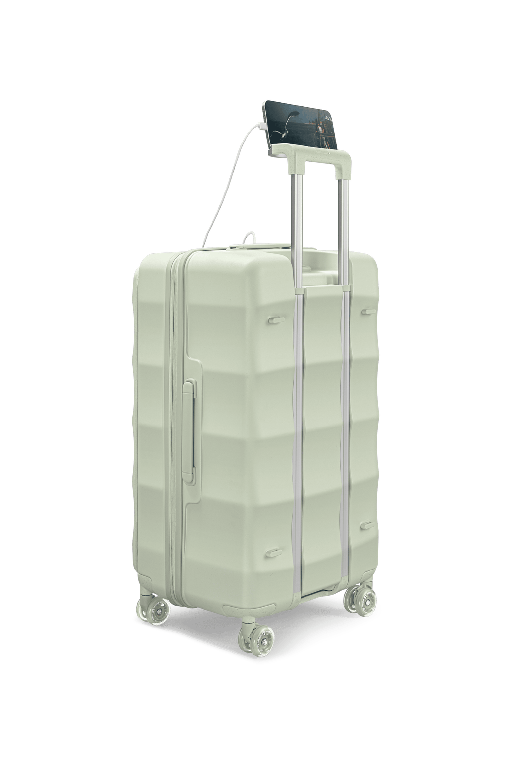 Max Tank Suitcases in Mint Green