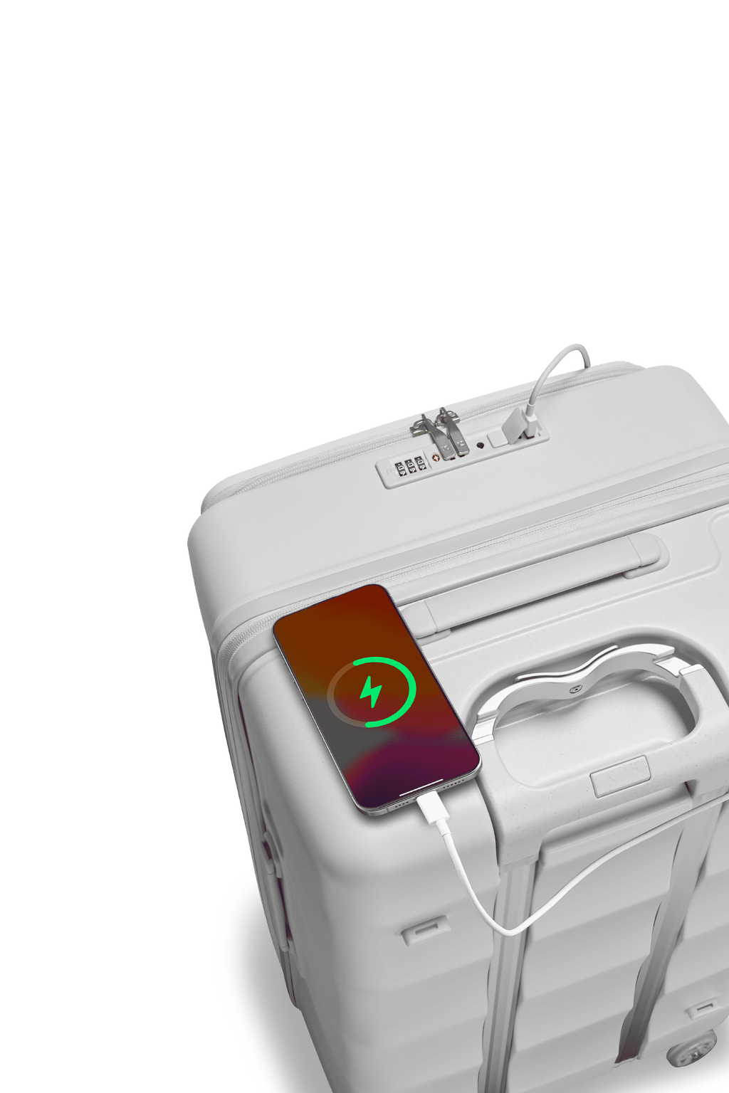 Tank Suitcases in Harbor Mist