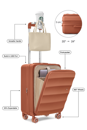 Tank Carry-On In Fiery Red